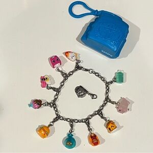 Charm U Bracelet Food Charms and Backpack Series 1 Set